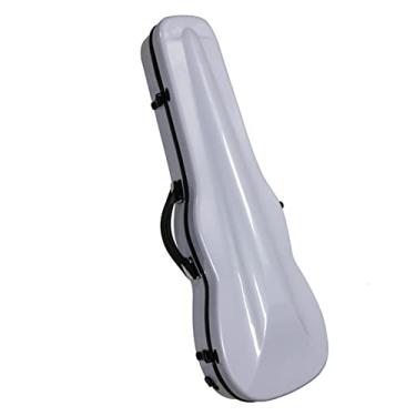 Imagem de Estojo De Violino Portátil De Fibra De Carbono Composto Leve 4/4 Estojo De Violino Portátil Com Alças Tamanho Completo Estojo de Violino (Color : 04)