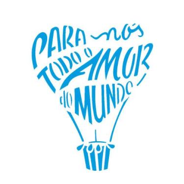 Imagem de Stencil de Acetato para Pintura 15x20 Balao Amor Opa 1837