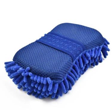 Imagem de Esponja De Lavagem De Carro Em Microfibra Azul, Ferramenta De Limpeza,