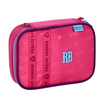 Imagem de Estojo Escolar 100 Lápis Com Elásticos E Compartimento Extra Rebecca B
