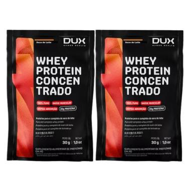 Imagem de 2x Sache Whey Protein Concentrado Dux Doce de Leite 30g, Doce de Leite