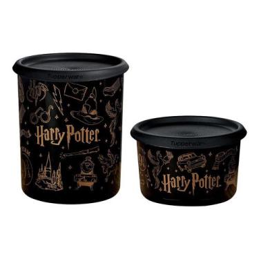 Imagem de Kit Potes Tupperware Instantânea Mágica Harry Potter Hogwarts 575ml e 