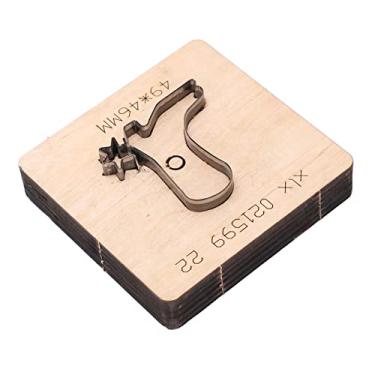 Imagem de Acouto Matriz de Perfuração de Couro Em Formato de Sapato de – Lâmina de Liga de Aço Com Base de Bétula Cortes Perfeitos Em Carteiras, Cintos, Papelão, Borracha e Projetos