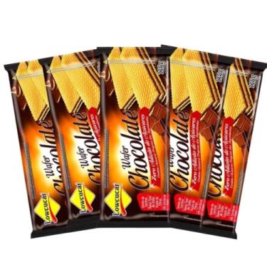 Imagem de Lowcucar Kit 5 Wafer Zero Açúcar Chocolate E Avelã 115g