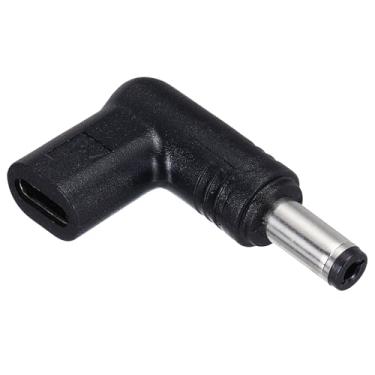 Imagem de Adaptador USB 3.1 tipo C fêmea para DC macho, 15V tipo C para DC5521 5,5 x 2,1 mm adaptador de cotovelo para PD Power Bank PD Source Notebook Laptop Tablet