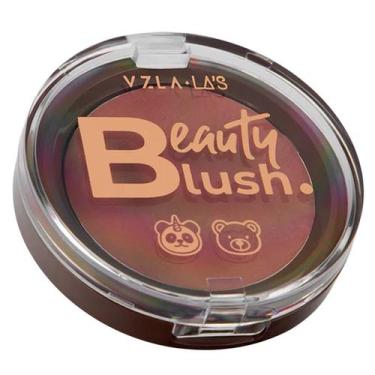 Imagem de Blush compacto Beauty Blush Vizzela + LA s Clothing - red mocha