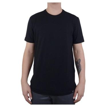 Imagem de Camiseta Masculina Lado Avesso Regular Fit Preta - LH16434-Masculino