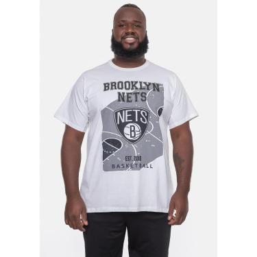 Imagem de Camiseta NBA Plus Size Backcourt Brooklyn Nets Masculino-Masculino