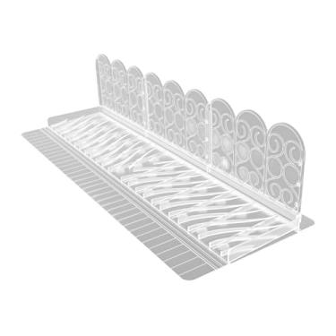 Imagem de AFXGUSD Protetor de Borda de Pia de Silicone à Prova D'água para Bancadas, Banheiros, Cozinhas E Acessórios Domésticos, Claro, Tamanho real