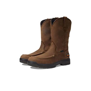 Imagem de ARIAT Bota masculina Turbo impermeável ocidental trabalho bico macio - 10040397, Mocha, 7 Wide Big Kid