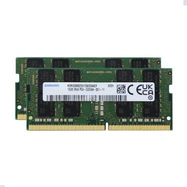 Imagem de Original de fábrica 32 GB (2 x 16 GB) compatível com Dell Precision 5750, 5760, 7560, M5560 Laptop DDR4 3200MHz PC4-25600 SODIMM 2RX8 CL22 1.2v Notebook Memory Module Upgrade RAM Adamanta