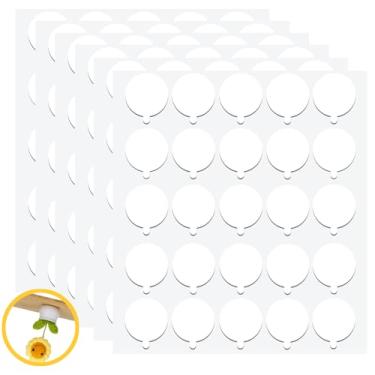 Imagem de ZIOGAJINE 150 peças de pontos adesivos de dupla face - Fácil de descascar, transparente, dupla face, aderência, cola forte para balões, fotos e pôsteres pendurados