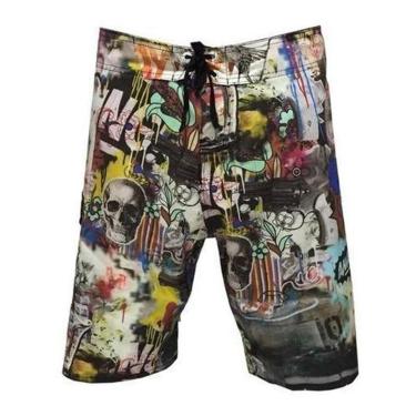 Imagem de Bermuda Água Alkary Sublimada Grafite-Masculino