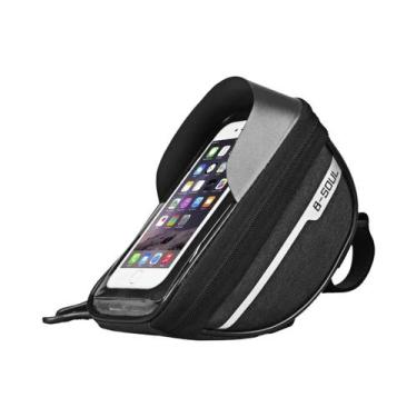 Imagem de Bolsa De Guidão Frontal Para Bicicleta, Estojo Para Celular, Acessório