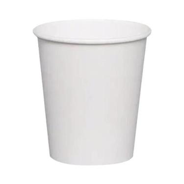 Imagem de Copos De Papel Descartáveis Brancos 50/100PCS Para Suco Café Recipient