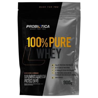 Imagem de 100% Pure Whey - 900g Refil Cookies And Cream - Probiótica-Masculino