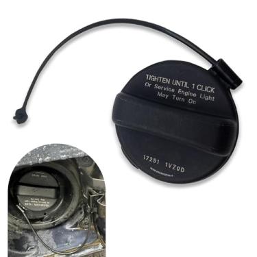 Imagem de Civwesi 1 tampa do tanque de combustível do carro, plástico ABS selado à prova de ferrugem tampa do tanque de combustível com corda antiperda, peça de reposição OEM #17251-1VZ0D, acessórios 17251