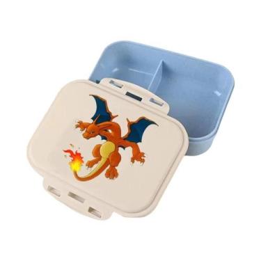Imagem de Lancheira Infantil Pokémon Charizard Portátil Isolada Para Meninos E M