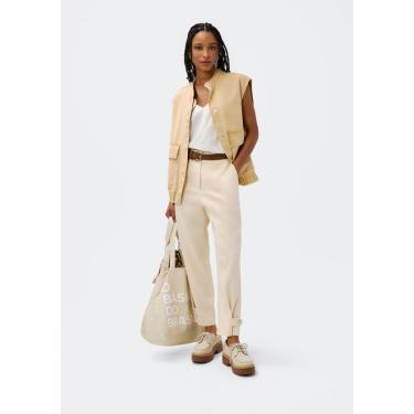 Imagem de Calça Feminina Em Alfaiataria Com Linho-Feminino