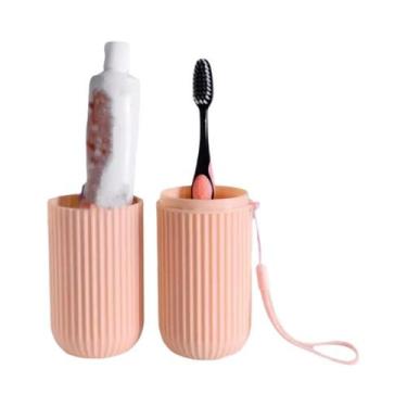 Imagem de Estojo Portátil Para Escova De Dentes E Pasta De Dente, Caixa De Armaz