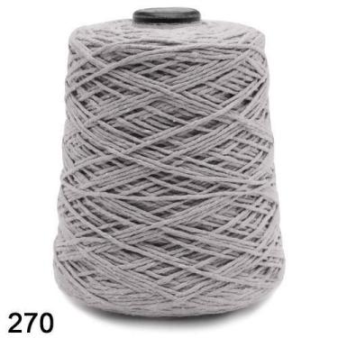 Imagem de Barbante EuroRoma 600g Fio 8 Cor 270 Cinza 457 Metros