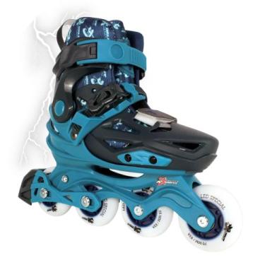 Imagem de Patins Infantil Traxart XLight com Rodas de LED, Sistema Expansível e 