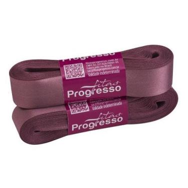 Imagem de Fita de Cetim Simples Progresso 22mm Cor 344 Rosê - 10 Metros - no-bra
