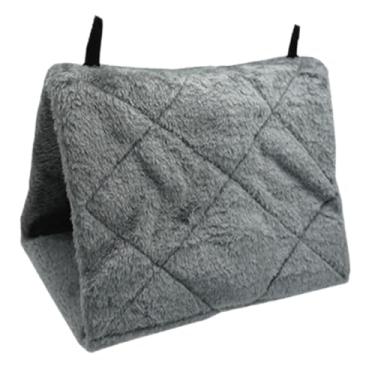 Imagem de Generic Casinha de inverno quentinha para pássaros, acessórios para rede suspensa, cama macia para dormir, abrigo/gaiola para periquitos, hamsters e