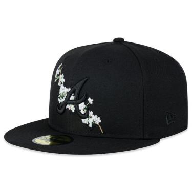 Imagem de Boné 59FIFTY Fitted MLB Atlanta Braves Back to Black-Masculino