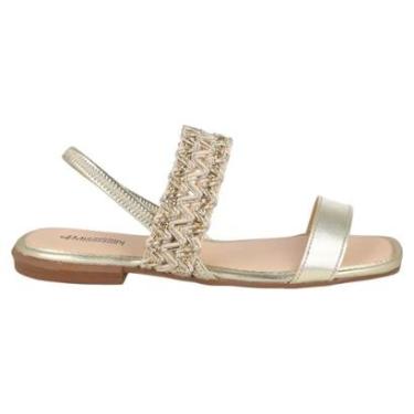 Imagem de Sandália Mississipi Rasteira Tira Trancada Feminino-Feminino