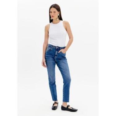 Imagem de Calça Jeans Mom Cintura Super Alta-Feminino