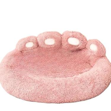 Imagem de Cama pata nuvem colchao caminha para cachorro gato antialérgico(ROSA BB,60cm P)