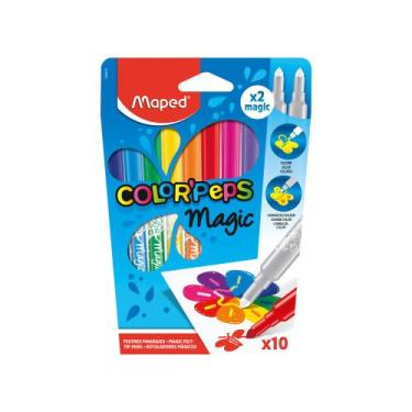 Imagem de Caneta hidrogafica colorpeps magic 8 cores - maped