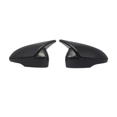 Imagem de Capa De Espelho Lateral Do Carro Padrão De Fibra De Carbono/Estojo De Espelho Lateral Preto Compatível Com Ford Mondeo MK5/MKV 2014-2019(1 set Carbon pattern)