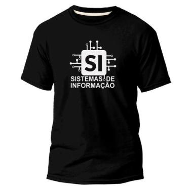 Imagem de Camiseta Algodão Premium Estampa DTF Sistema da Informação - Pavesi, P