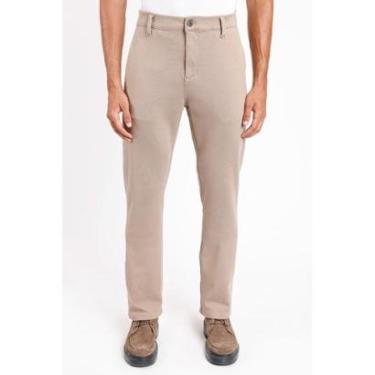 Imagem de Calça Aramis Chino Color Regular Comfort Cáqui-Masculino