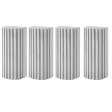 Imagem de Esponja de espanador úmida e limpa, pacote com 4, esponjas de limpeza doméstica, esponja reutilizável para escovar aberturas de vidro cego, espelhos de janela, rodapés