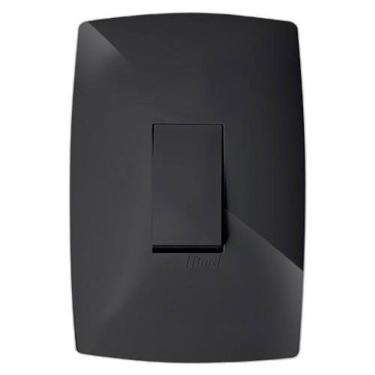 Imagem de Cj Int. Bipolar Simples Vertical 4X2 - Blux Home Grafite