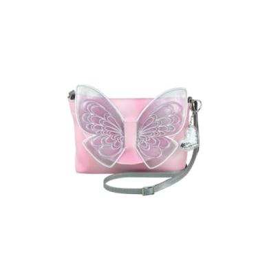 Imagem de Bolsa Infantil Feminina Borboleta Magica – Bolsa Tiracolo Estilosa e Leve para Meninas, Design Encantador e Brilhante ROSA