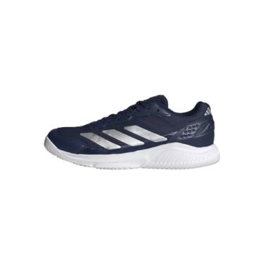 Imagem de adidas Courtquick Padel Tênis masculino, Azul escuro/prata metálico/branco, 42