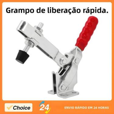 Imagem de Grampo Vertical De Liberação Rápida 500lbs (227KG) Para Fixação De Peç