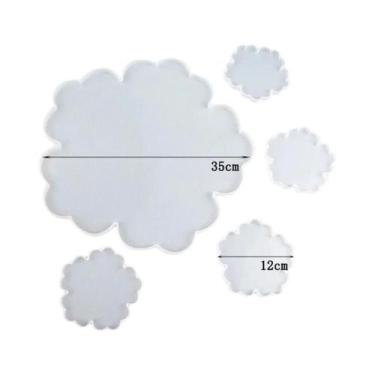 Imagem de Molde De Silicone Em Formato De Flor Para Resina Epóxi, Artesanato DIY