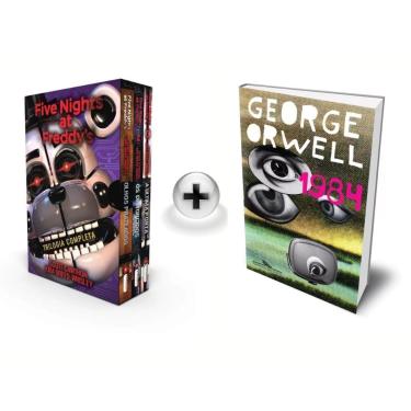 Imagem de Kit de Livros: Box Five Nights at Freddy's - Trilogia Completa e 1984 Cawthon e Orwell Capa Comum