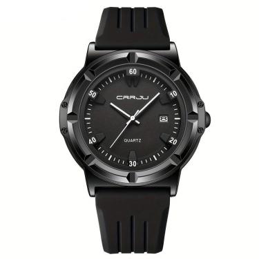 Imagem de Relógio Analógico De Quartzo Com Pulseira Em Silicone Design Esportivo Branco