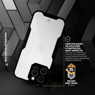Imagem de Capa Case Capinha Para Iphone 16 Plus - Dual Shock Sense Preta - Gshield