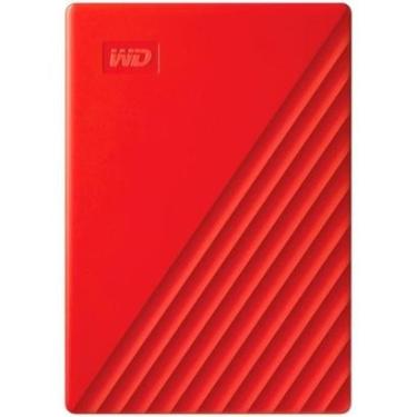Imagem de HD Externo WD 4TB My Passport, USB 3.0, Vermelho - WDBPKJ0040BRD-WESN-Unissex