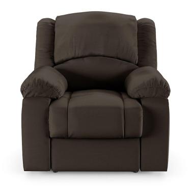 Imagem de Poltrona Do Papai Reclinável Melim Power Touch Massagem Pu Marrom Fh1 - D'rossi