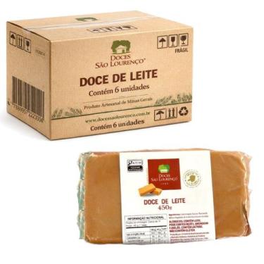 Imagem de Kit c/ 6und Doce de Leite Puro em Massa SÃO LOURENÇO 450g