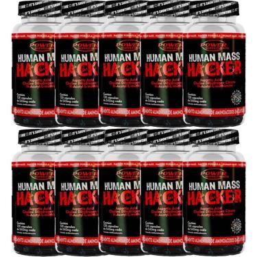 Imagem de Kit 10X Human Mass Hacker - 120 Cápsulas - Power Supplements-Masculino