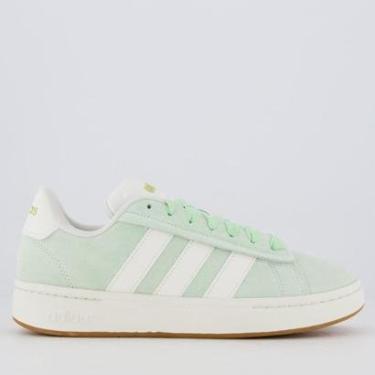 Imagem de Tênis Adidas Grand Court Alpha Feminino Verde Claro-Feminino